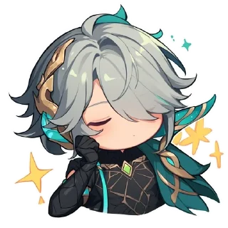 Video sticker 🌟 Genshin Mix by @lunaaiarts :: @fStikBot