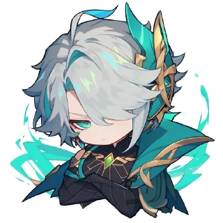 Video sticker 🌟 Genshin Mix by @lunaaiarts :: @fStikBot