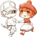 Telegram sticker ❤️ Cells at Work (@TodorokiShouto)