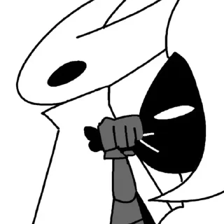 Telegram sticker 🤍 ЛЭЙС И ФАНТОМ ГЛУПЫЕ.