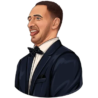 Telegram sticker 😛 ЛИТВИН от @hypestick