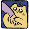Video sticker ✨ Yellow Cat (@Shout...
