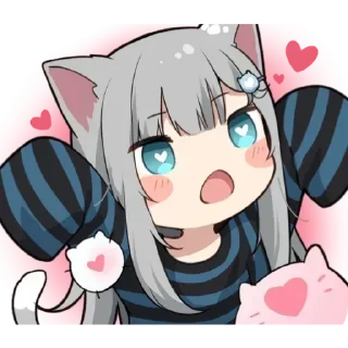 Telegram sticker ❤ miaoqiqi