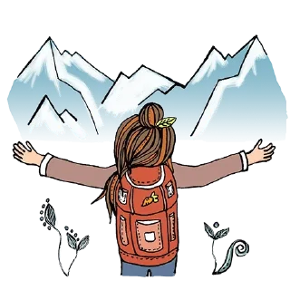 Telegram sticker 🏔 @wisdom_droplets 3 — @stckrRobot