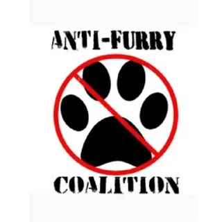 Telegram sticker 🖼 Anti—Furry