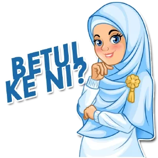 Telegram sticker 🧕 STIKER SIR RIZAL 3.0