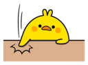 Telegram sticker 😠 Plump Little Chick [@Stikeram] [SeRaMo.iR]