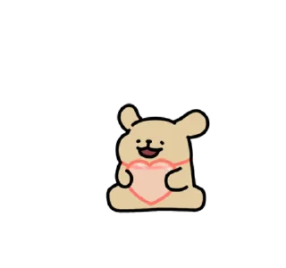 Video sticker 💖 Couple doggy 7 (retriever) @moe_sticker_bot