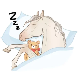 Video sticker 😴 Horse Force (@silkwindflash)