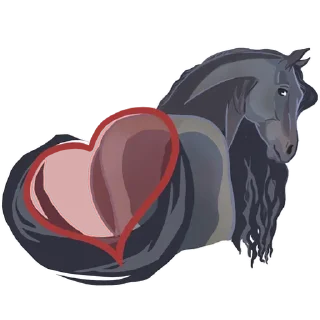 Telegram sticker 😘 Horse Force (@silkwindflash)