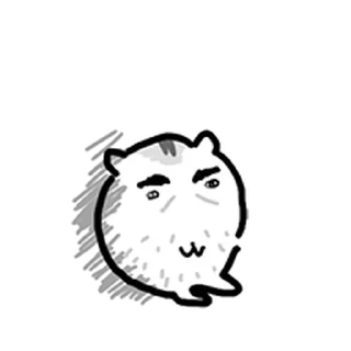 Telegram stiker ⭐ 대충 햄스터 @moe_sticker_bot