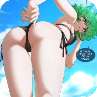 Телеграм стикер ❤ Tatsumaki @DarKYnvm
