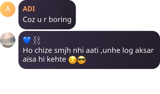 Telegram stiker 😏 Aditi 🧬 • @sticbot