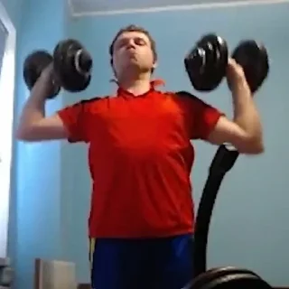 Sticker 🏋️‍♀️ Папич