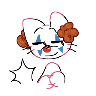 Telegram sticker 🤡 cattt ! ! ! ! ;  [ cr: @gl_itter ] original pack!