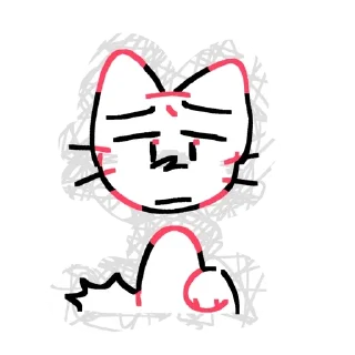 Telegram sticker 😕 cattt ! ! ! ! ;  [ cr: @gl_itter ] original pack!