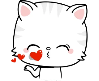 Telegram sticker 😘 волшебный кот (даун) :: @fStikBot