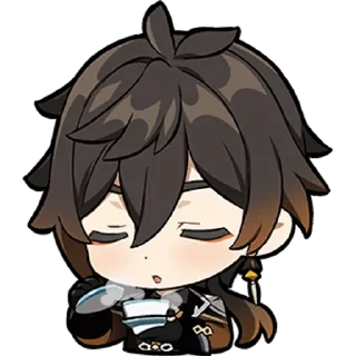 Telegram sticker 😮‍💨 genshin impact pt. 1 :: @fStikBot