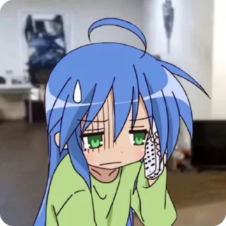 Video sticker 🌟 Konata Izumi by AmiDizz :: @fStikBot