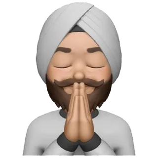 Telegram sticker 🙏 Sat Sri Akaal @PunjabiSticker