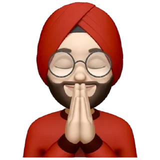 Telegram sticker 🙏 Sat Sri Akaal @PunjabiSticker