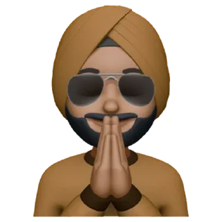 Telegram sticker 🙏 Sat Sri Akaal @PunjabiSticker