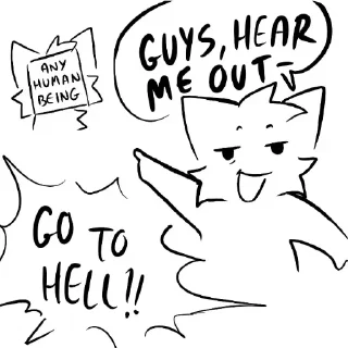 Telegram stiker 😀 Вай Котики