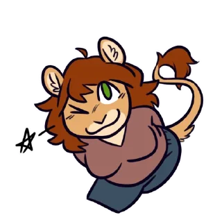 Telegram sticker 😉 Sunnet Leo