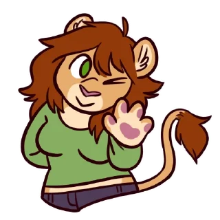 Telegram sticker 👋 Sunnet Leo