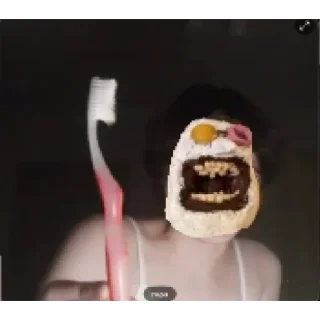 Sticker 🪥 дура