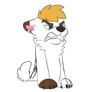 Telegram sticker 😡 Hecc the Bolf 🐻 @heccboiii