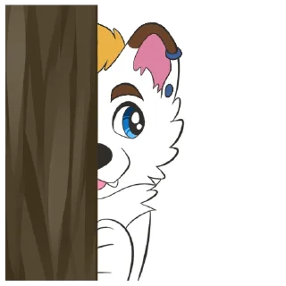 Telegram sticker 🫣 Hecc the Bolf 🐻 @heccboiii