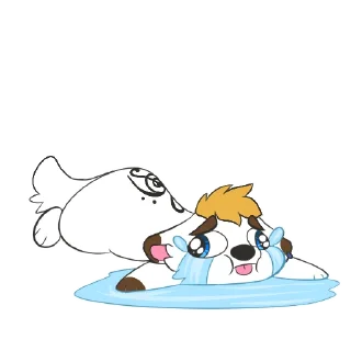 Telegram sticker 😭 Hecc the Bolf 🐻 @heccboiii