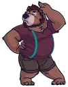 Video sticker 😤 Björn The Bear