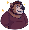 Телеграм стикер 😄 Björn The Bear