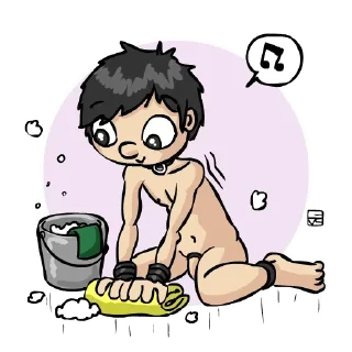 Телеграм стикер 😩 SlaveBoy @stickersb2b