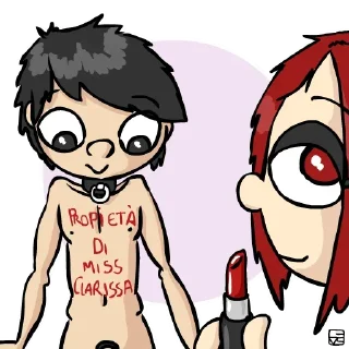 Телеграм стикер 🙃 SlaveBoy @stickersb2b