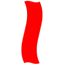 Video sticker 🔤 floating red ➜ @...