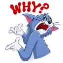 Telegram sticker 😖 Tom and Jerry