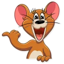 Телеграм стикер 😃 Tom and Jerry