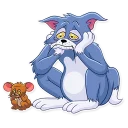 Телеграм стикер 😞 Tom and Jerry
