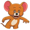 Телеграм стикер 😛 Tom and Jerry