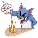 Телеграм стикер 🥃 Tom and Jerry