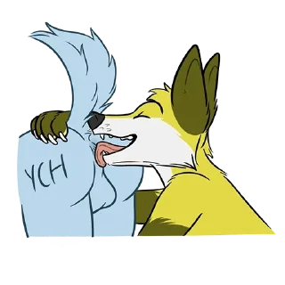 Telegram sticker 👅 Rimming — @stckrRobot