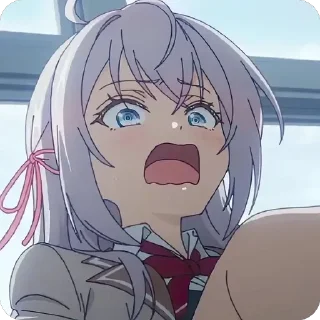 Sticker 😱 Roshidere, Alisa-san ‣ @animestickersii @pinterest_to_stickerbot