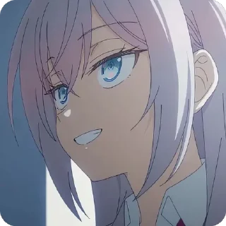 Telegram stiker 😁 Roshidere, Alisa-san ‣ @animestickersii @pinterest_to_stickerbot