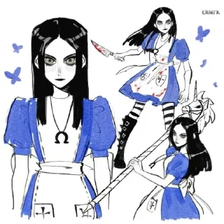 Sticker 🔪 Alice Liddell || @Alice_Iiddell
