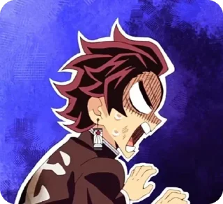 Telegram sticker 😡 - Join : @AHMSHY 🫧 Tanjiro Kamado