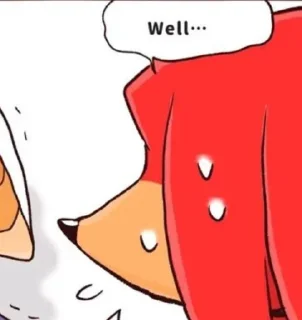 Telegram sticker 🤩 Knuckles the echidna part 1 @KnucklesTheRedEchidna