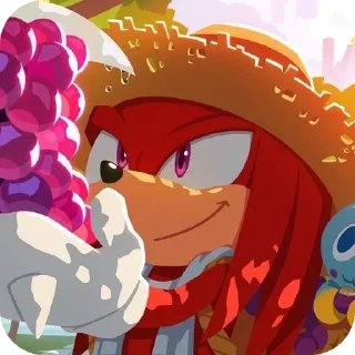 Sticker 📖 Knuckles the echidna part 1 @KnucklesTheRedEchidna